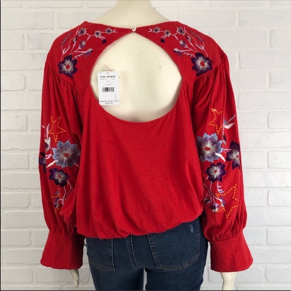 Free People Lita embroidered long sleeve shirt - Picture 5 of 8